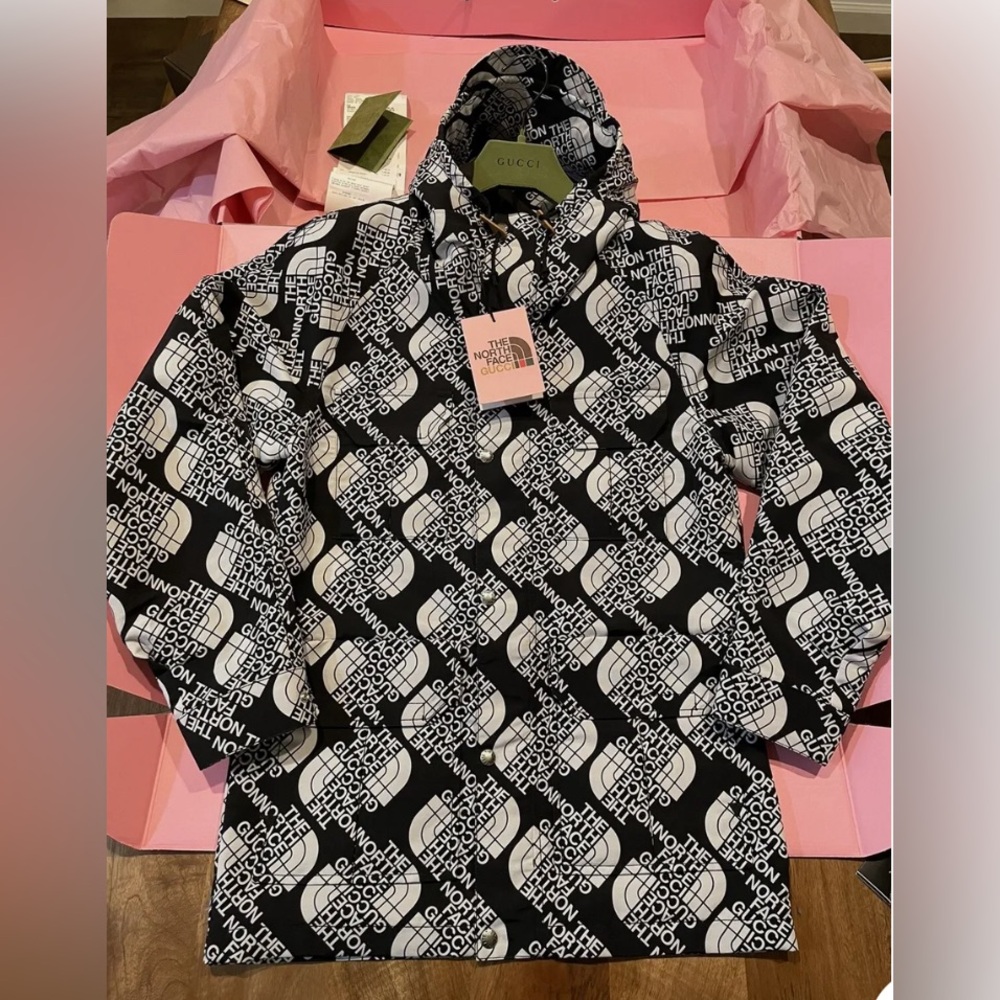 NWT Gucci X The North Face Rain Jacket Parka Medium